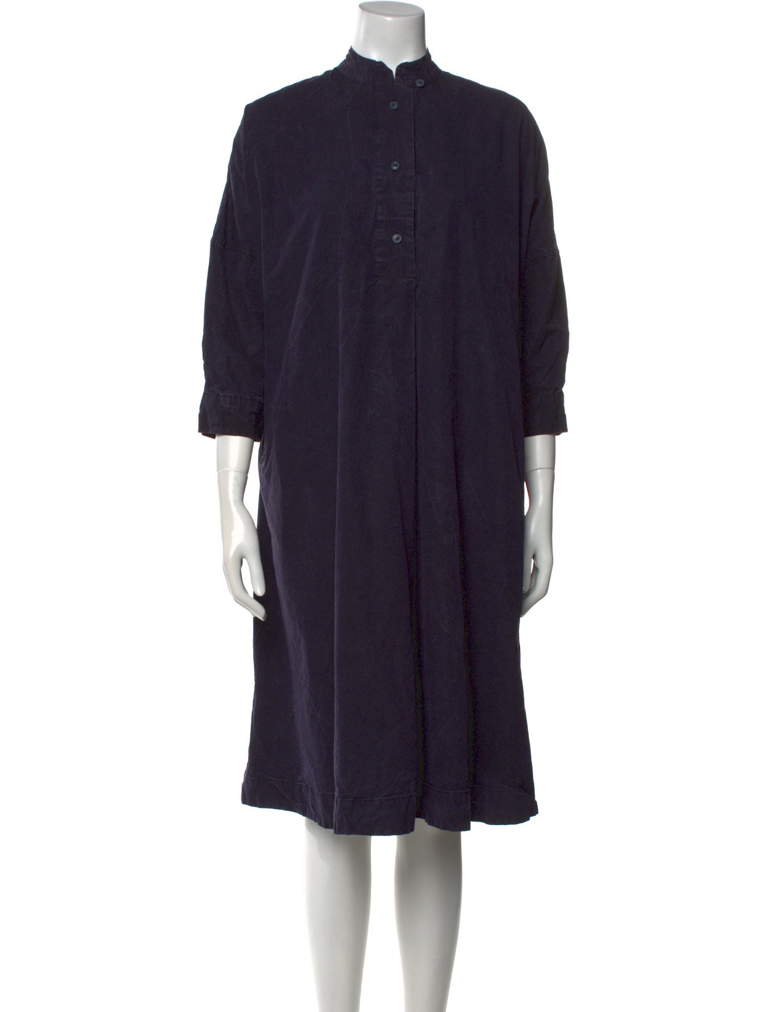 Casey Casey Mock Neck Midi Length Dress