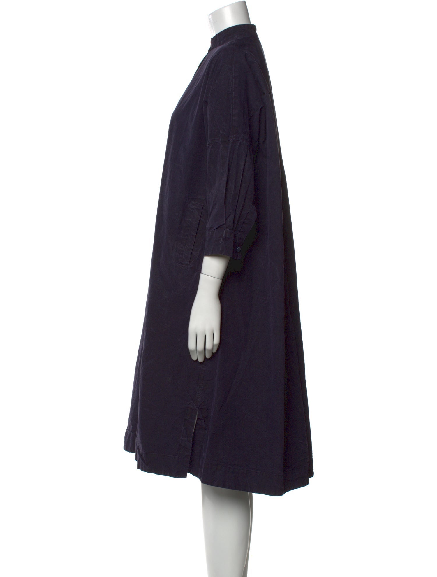 Casey Casey Mock Neck Midi Length Dress