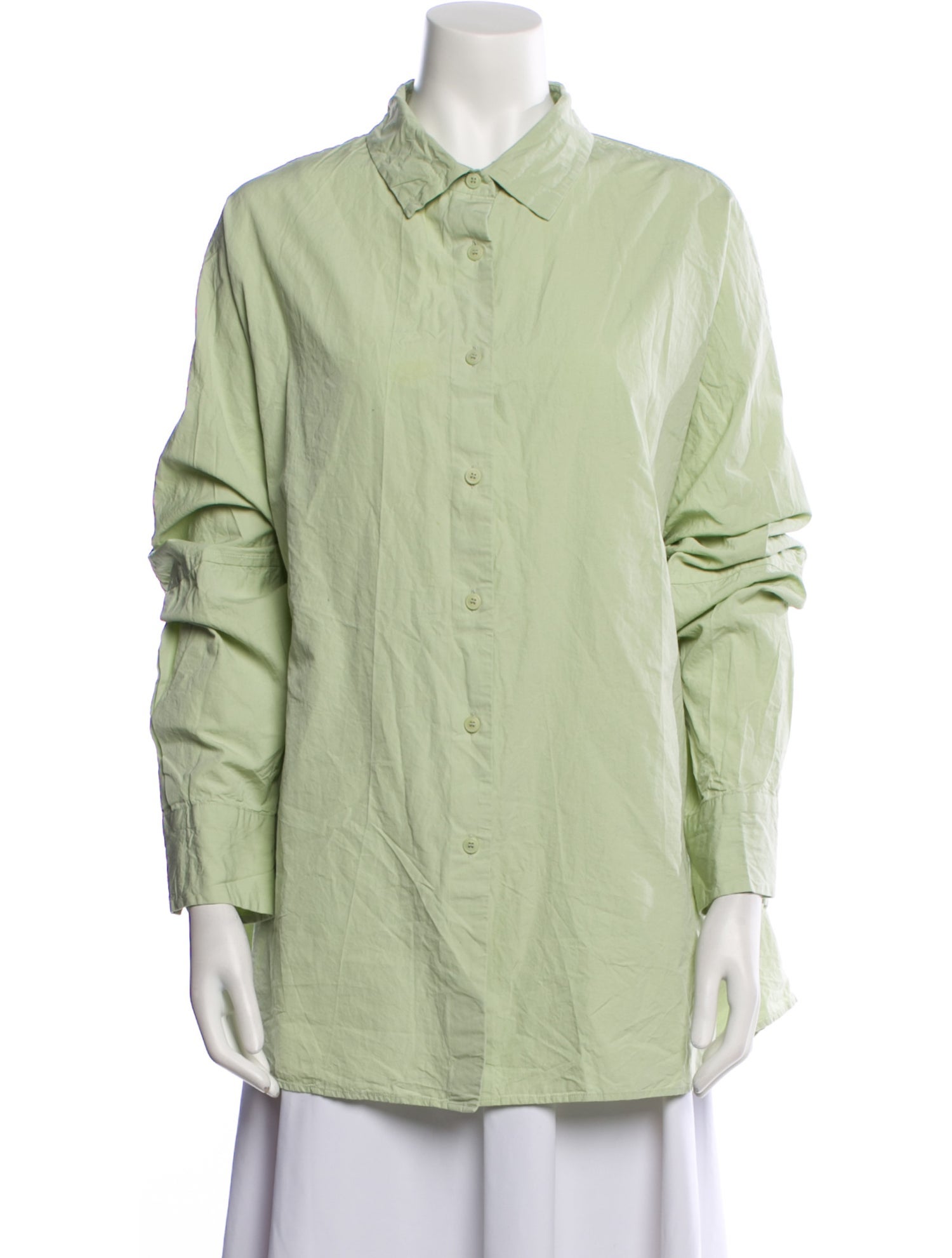 Casey Casey Long Sleeve Button-Up Top