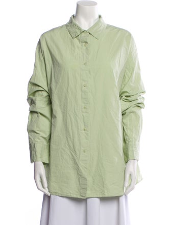 Casey Casey Long Sleeve Button-Up Top