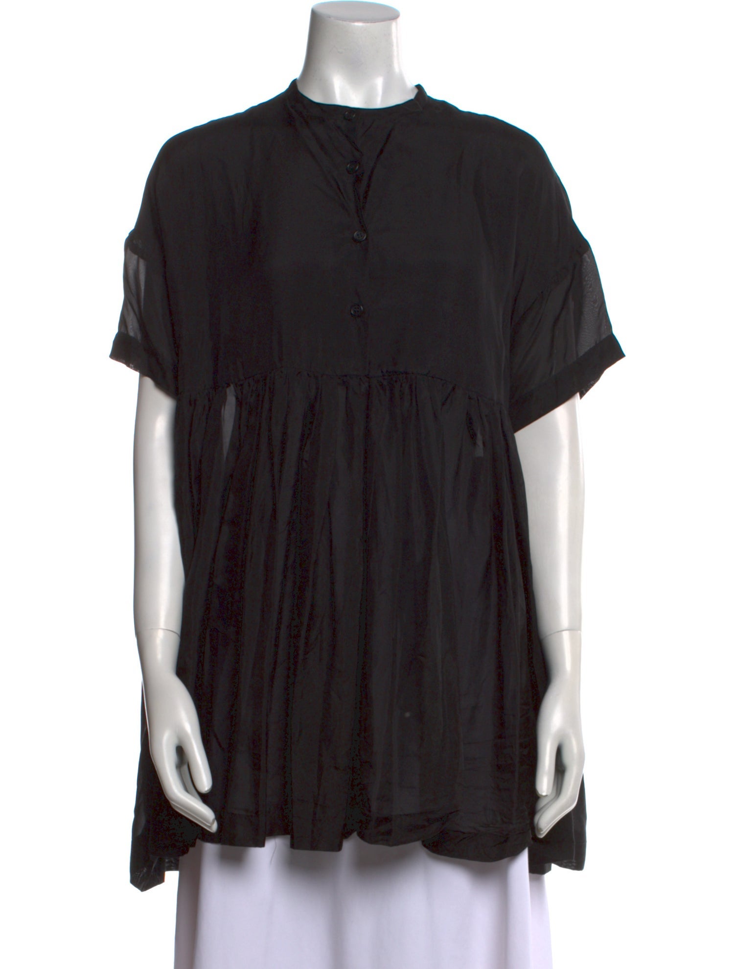 Casey Casey Silk Crew Neck Tunic