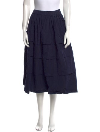 Casey Casey Ruffle Embellishment Midi Length Skirt