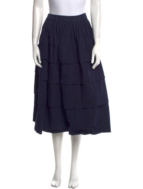 Casey Casey Ruffle Embellishment Midi Length Skirt