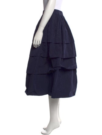 Casey Casey Ruffle Embellishment Midi Length Skirt