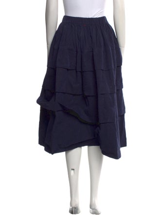 Casey Casey Ruffle Embellishment Midi Length Skirt