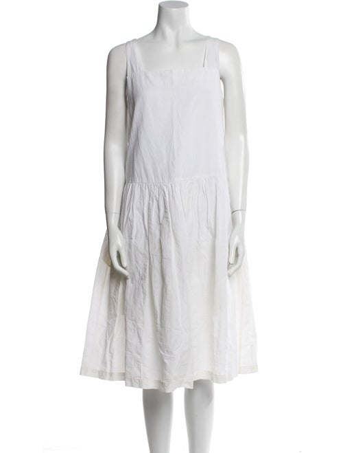 Casey Casey Square Neckline Midi Length Dress