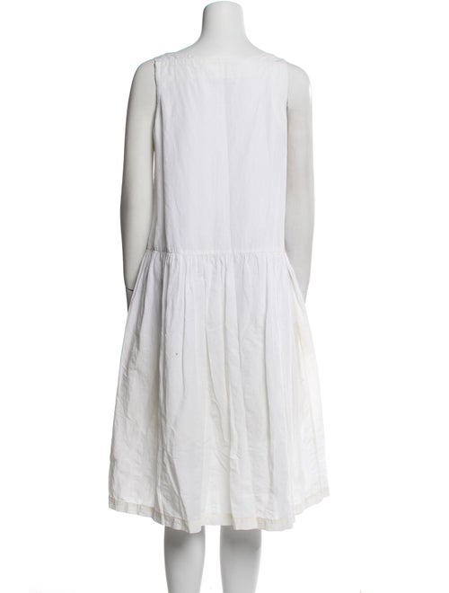 Casey Casey Square Neckline Midi Length Dress