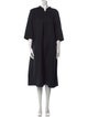 Casey Casey Virgin Wool Midi Length Dress