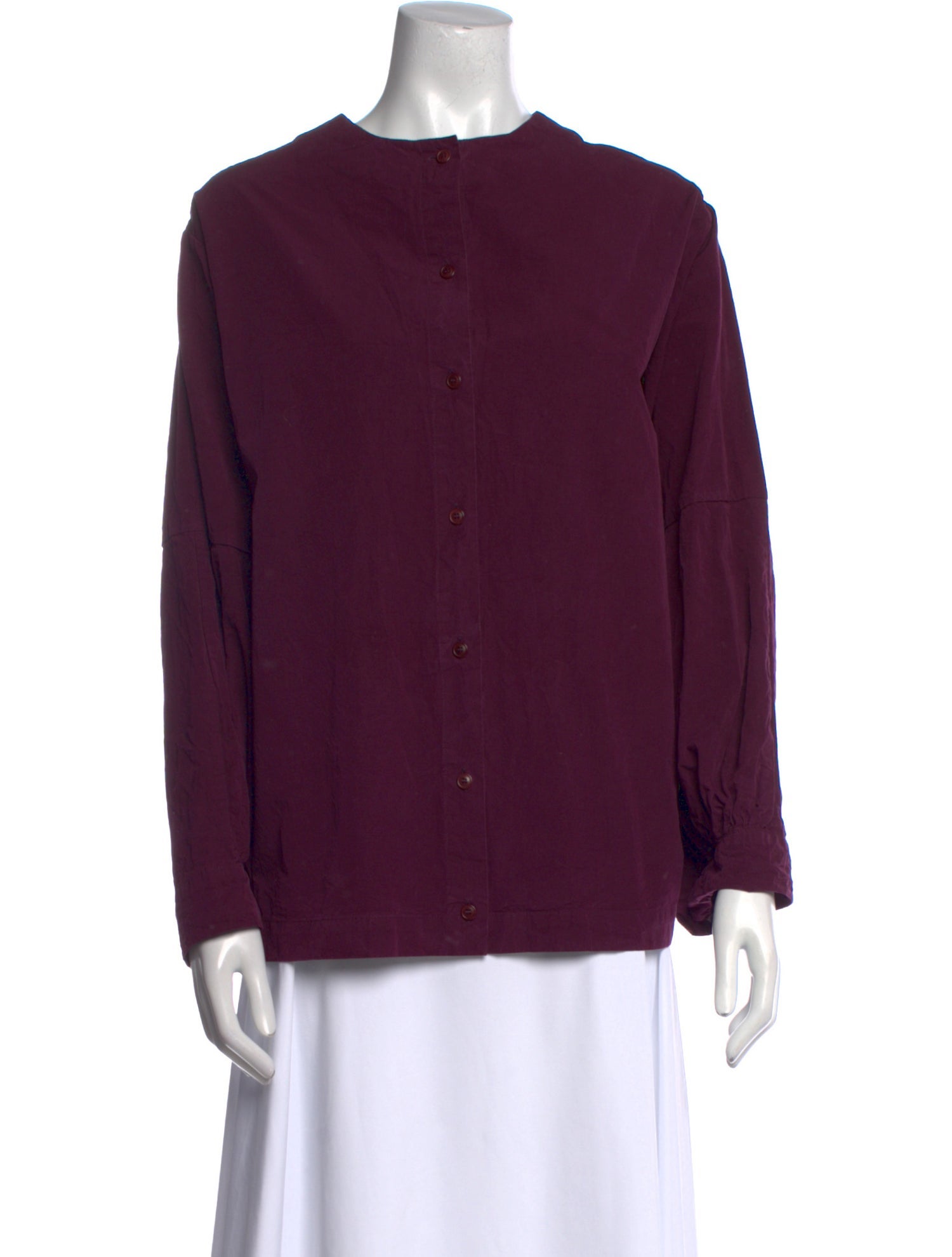 Casey Casey Crew Neck Long Sleeve Blouse