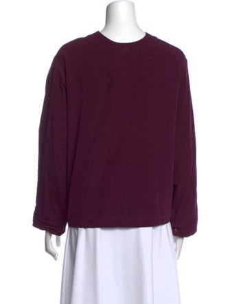 Casey Casey Crew Neck Long Sleeve Blouse