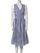 Casey Casey Striped Long Dress