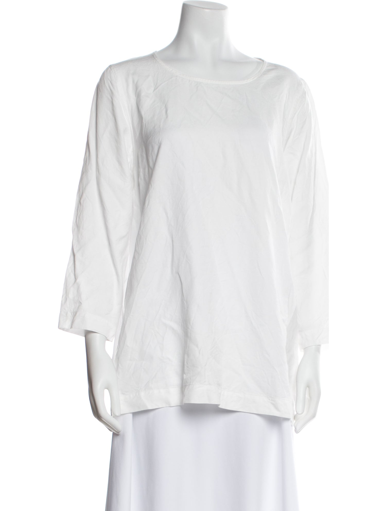 Casey Casey Bateau Neckline Three-Quarter Sleeve Tunic