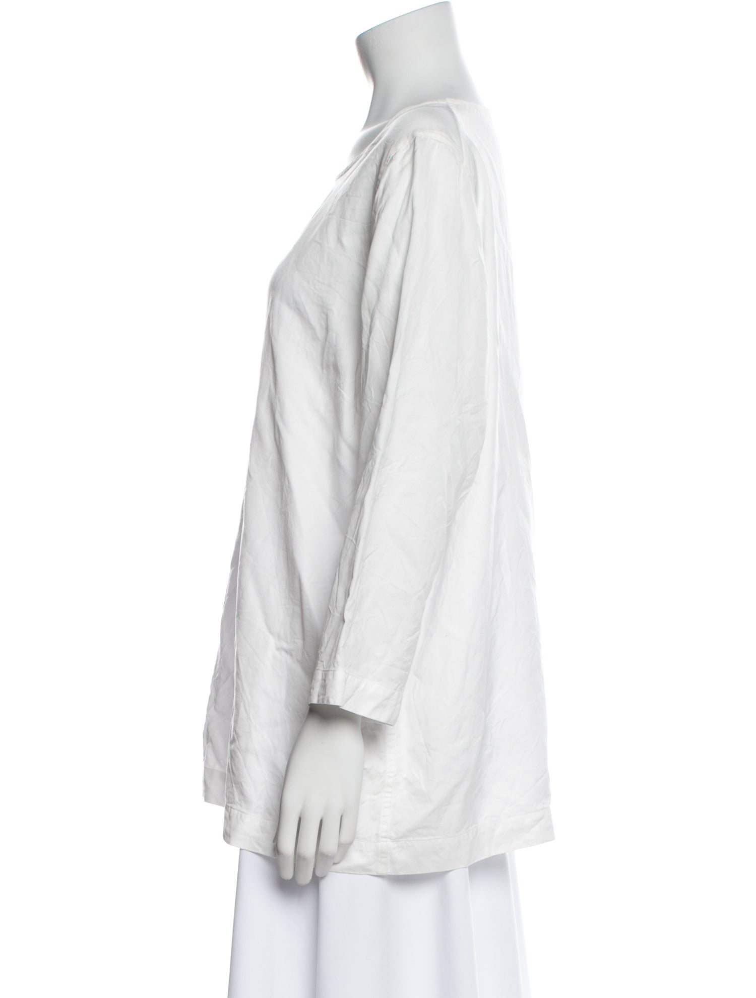 Casey Casey Bateau Neckline Three-Quarter Sleeve Tunic