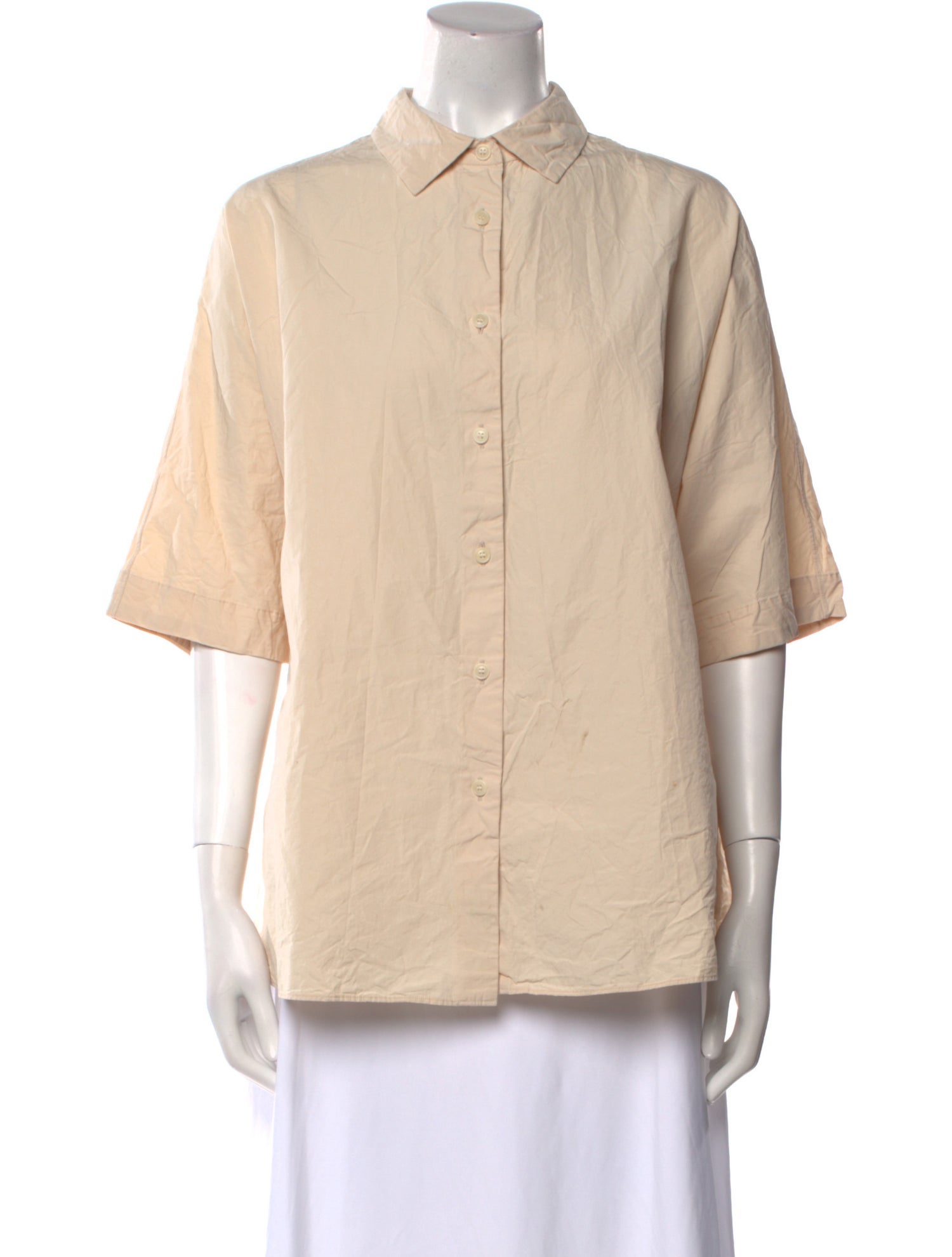 Casey Casey Short Sleeve Button-Up Top