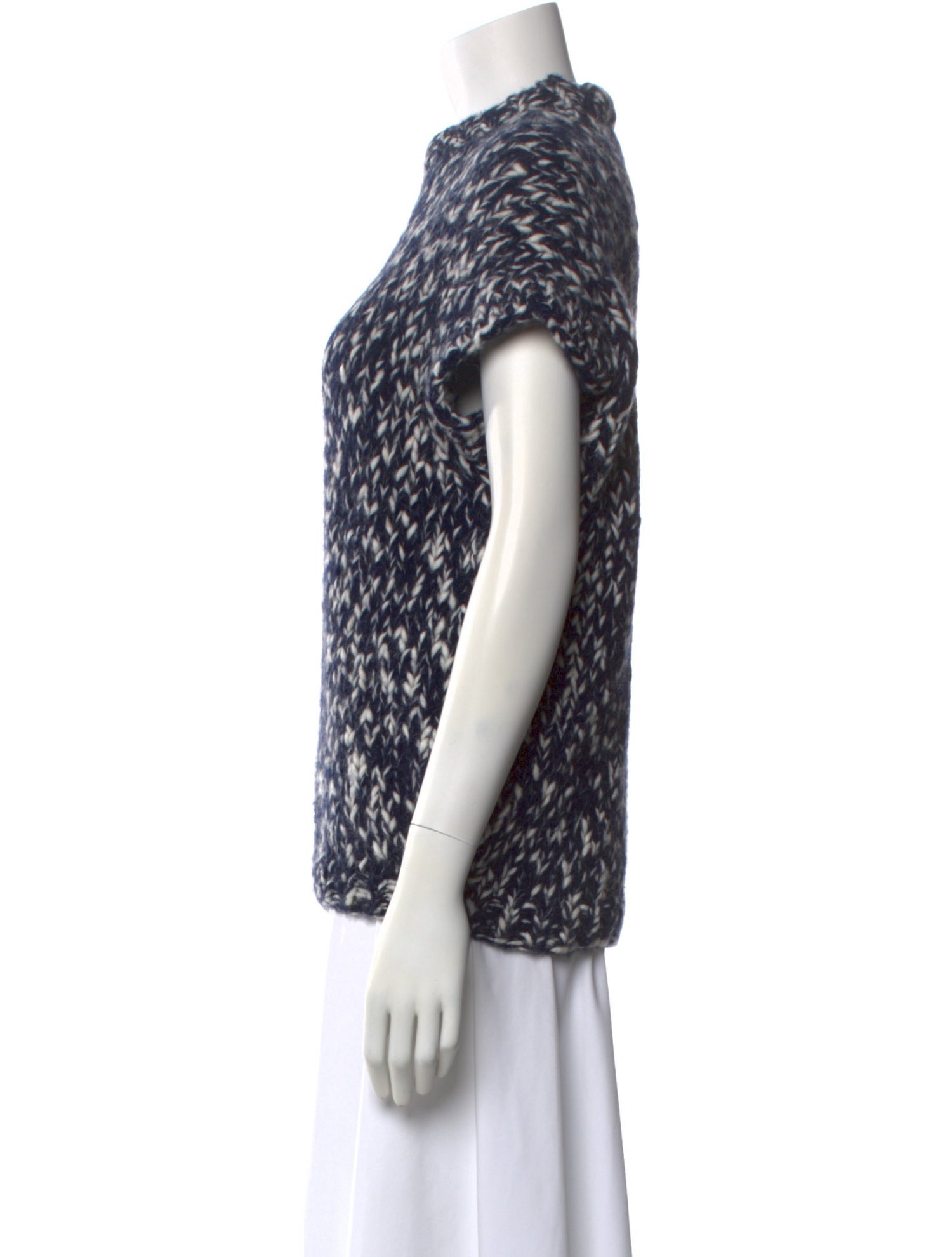 Casey Casey Wool Tweed Pattern Sweater w/ Tags