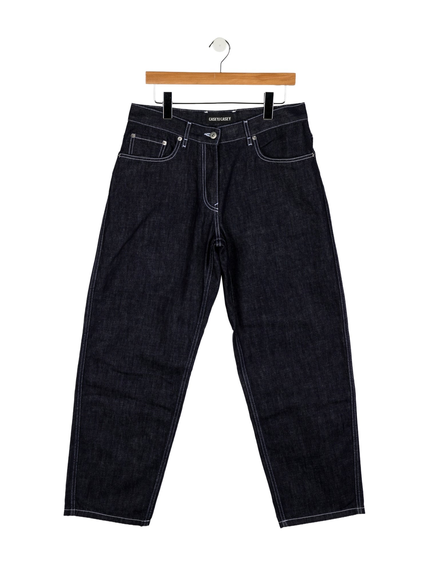 Casey Casey Mid-Rise Wide Leg Jeans