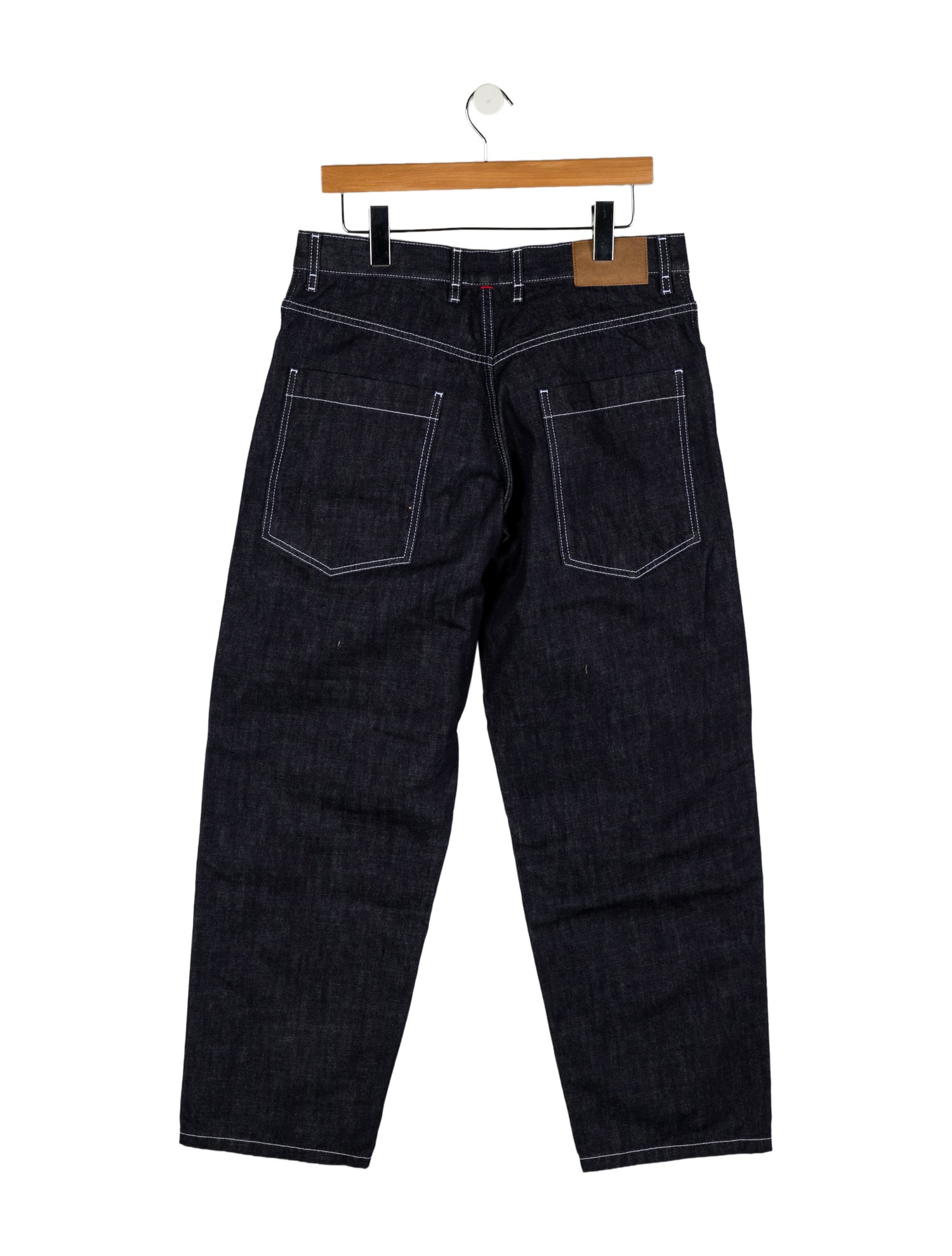 Casey Casey Mid-Rise Wide Leg Jeans