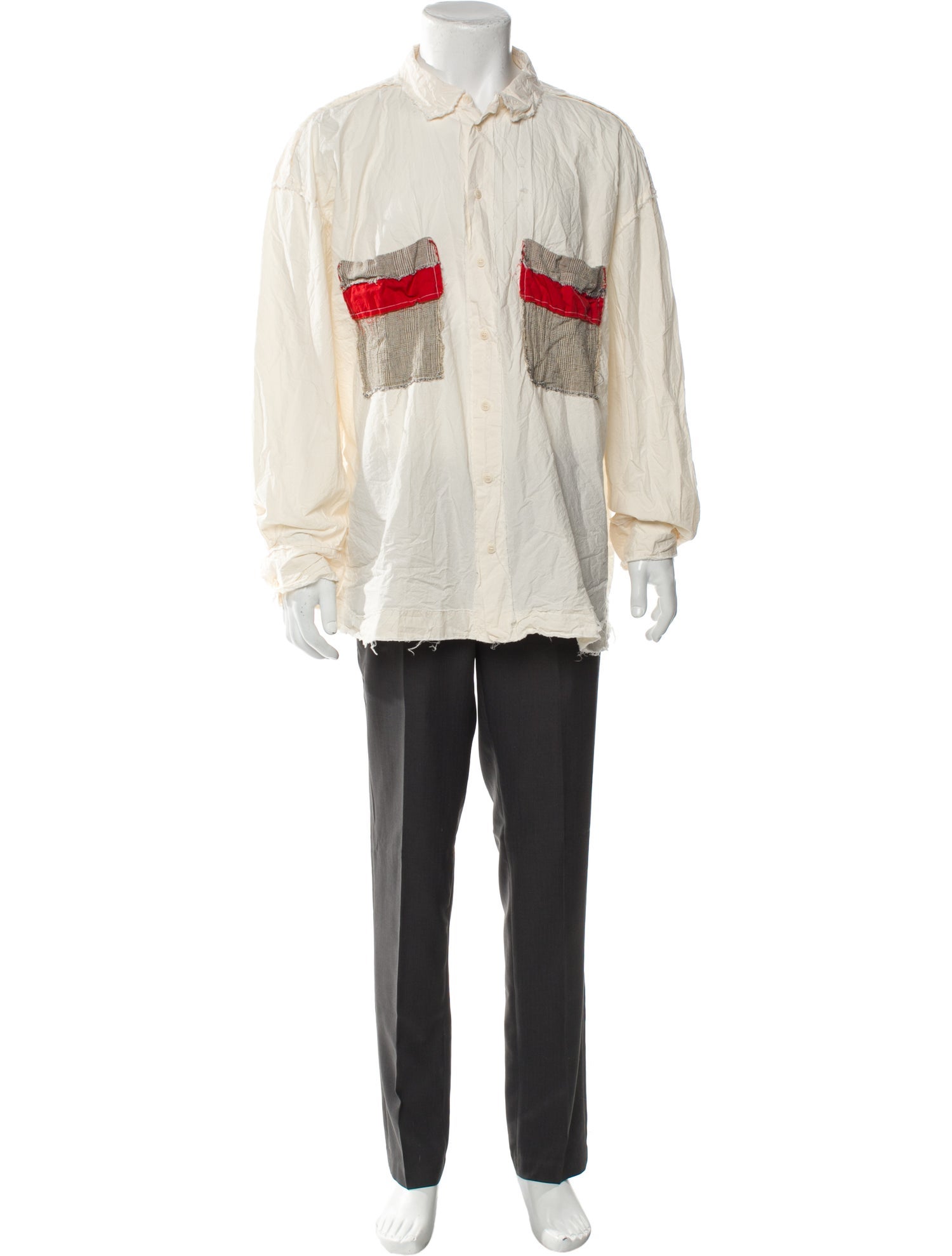Casey Casey Hamnet Colorblock Pattern Shirt w/ Tags
