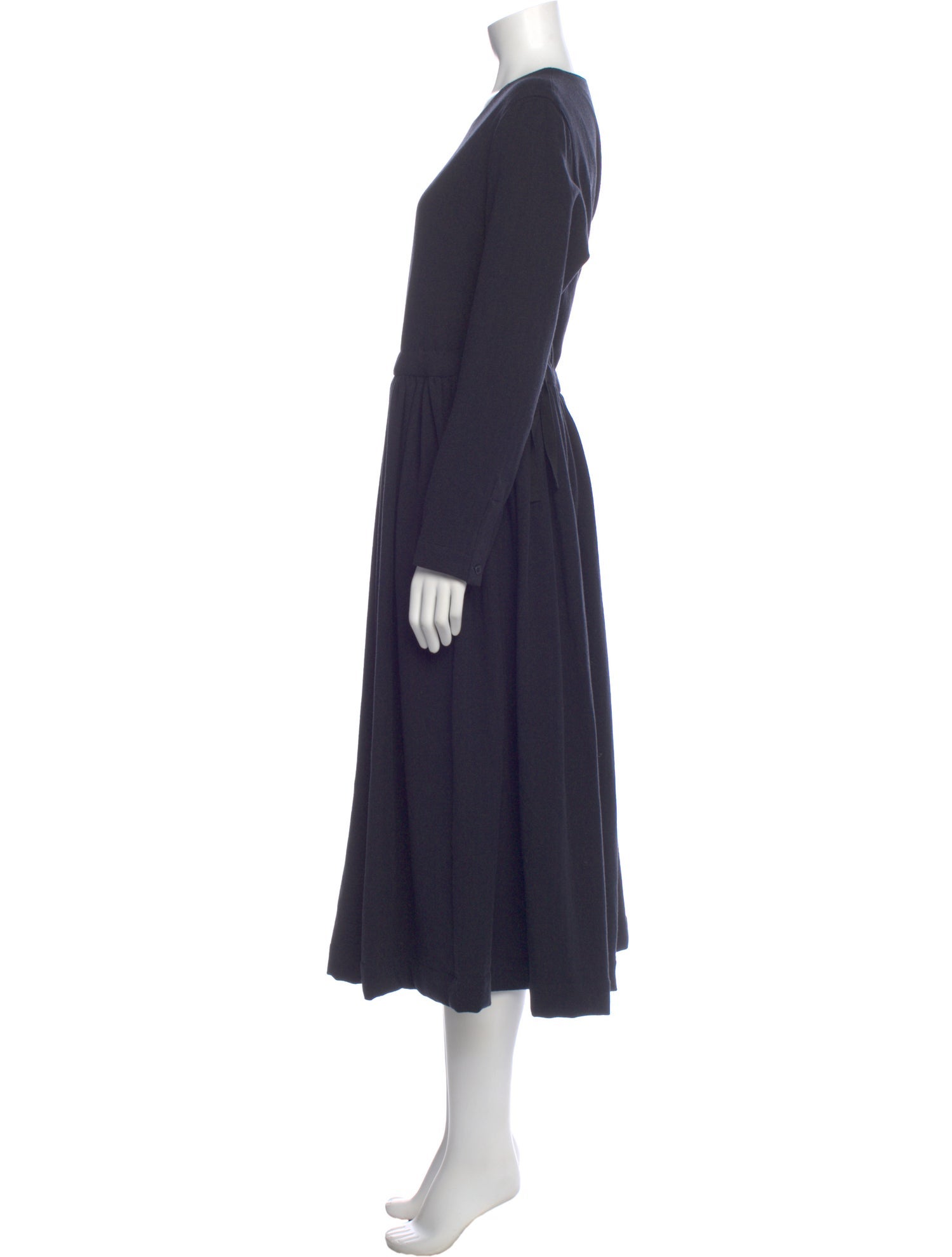 Casey Casey Scoop Neck Long Dress