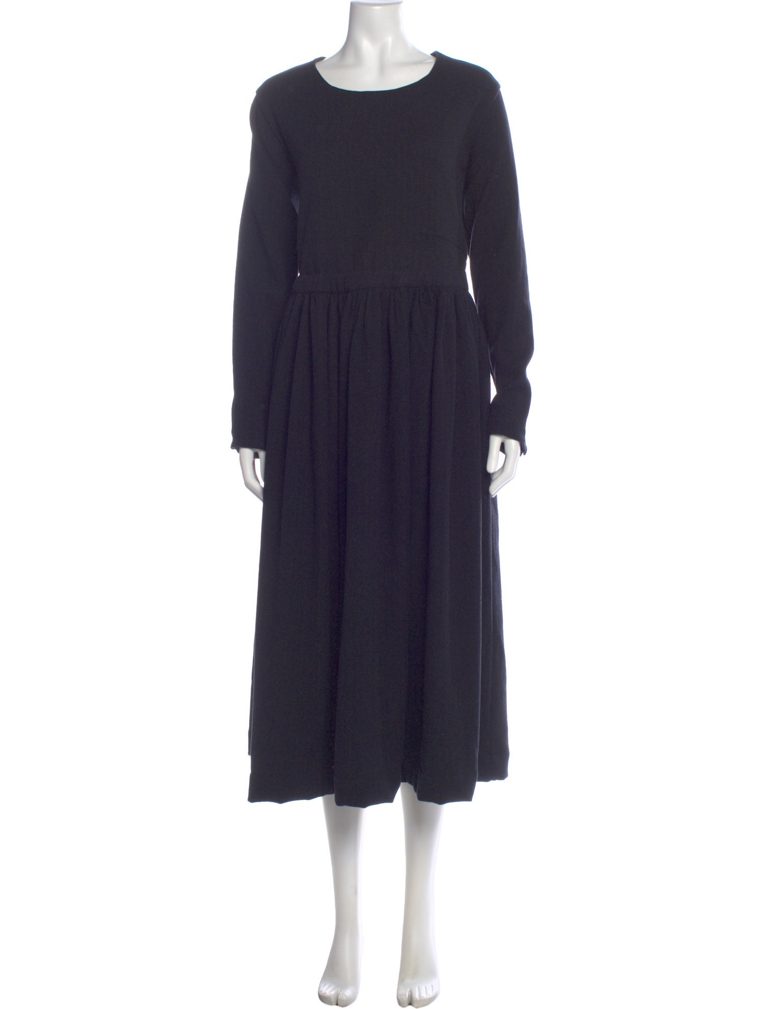 Casey Casey Scoop Neck Long Dress
