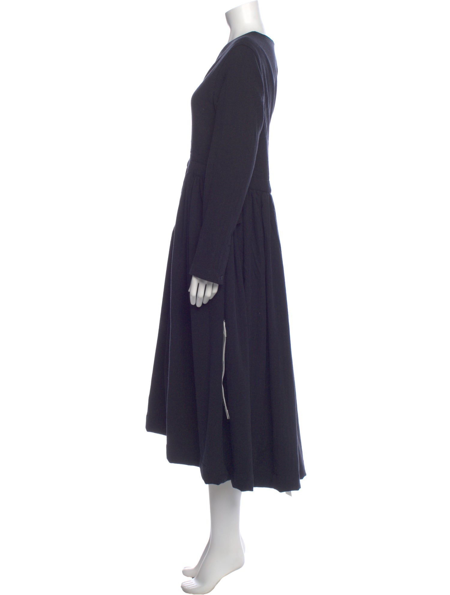 Casey Casey Scoop Neck Long Dress