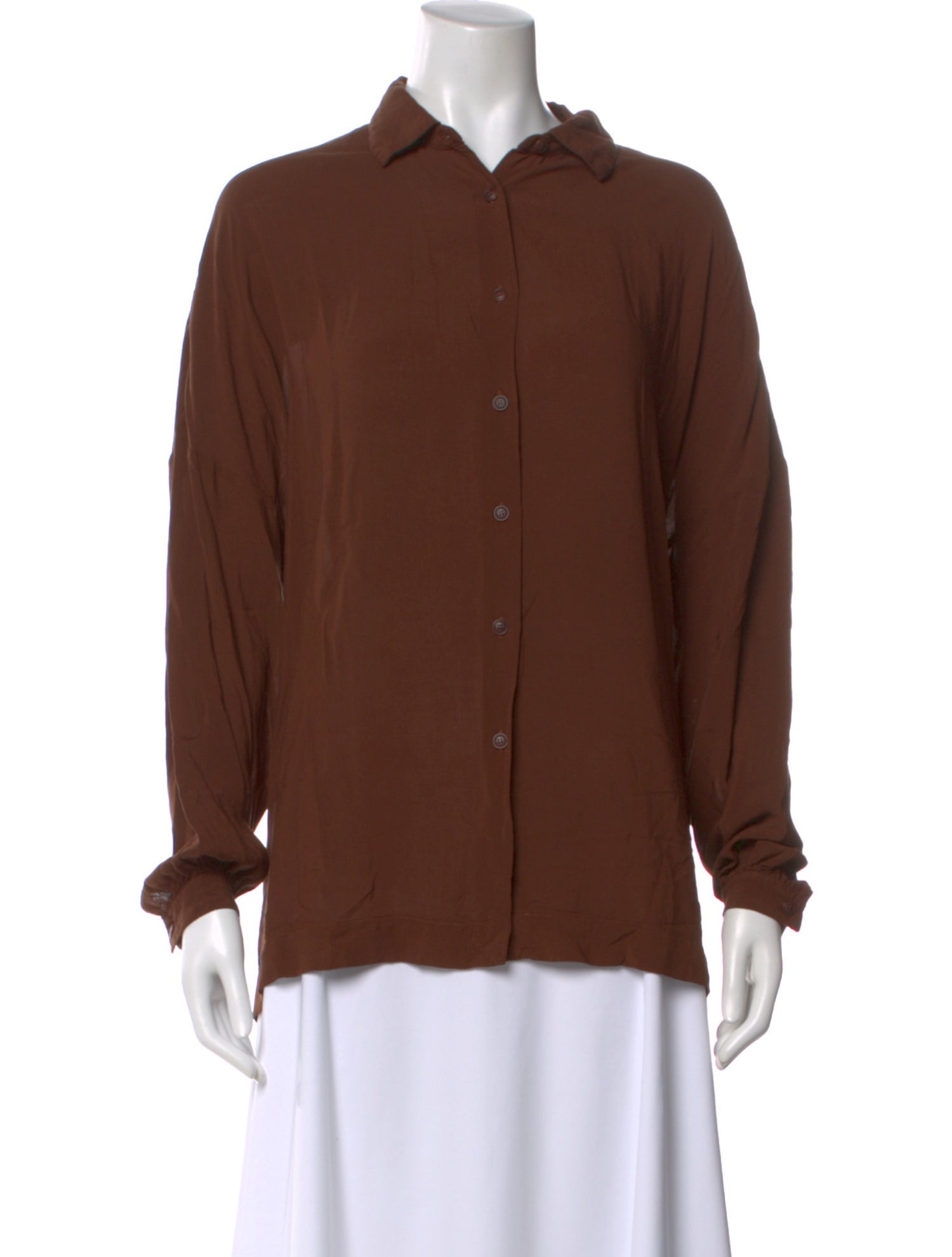 Casey Casey Long Sleeve Button-Up Top