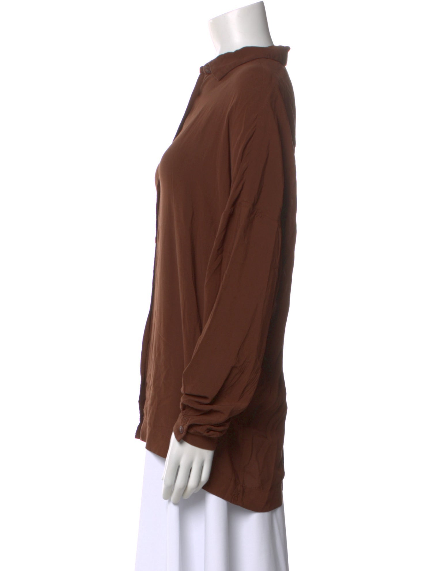 Casey Casey Long Sleeve Button-Up Top