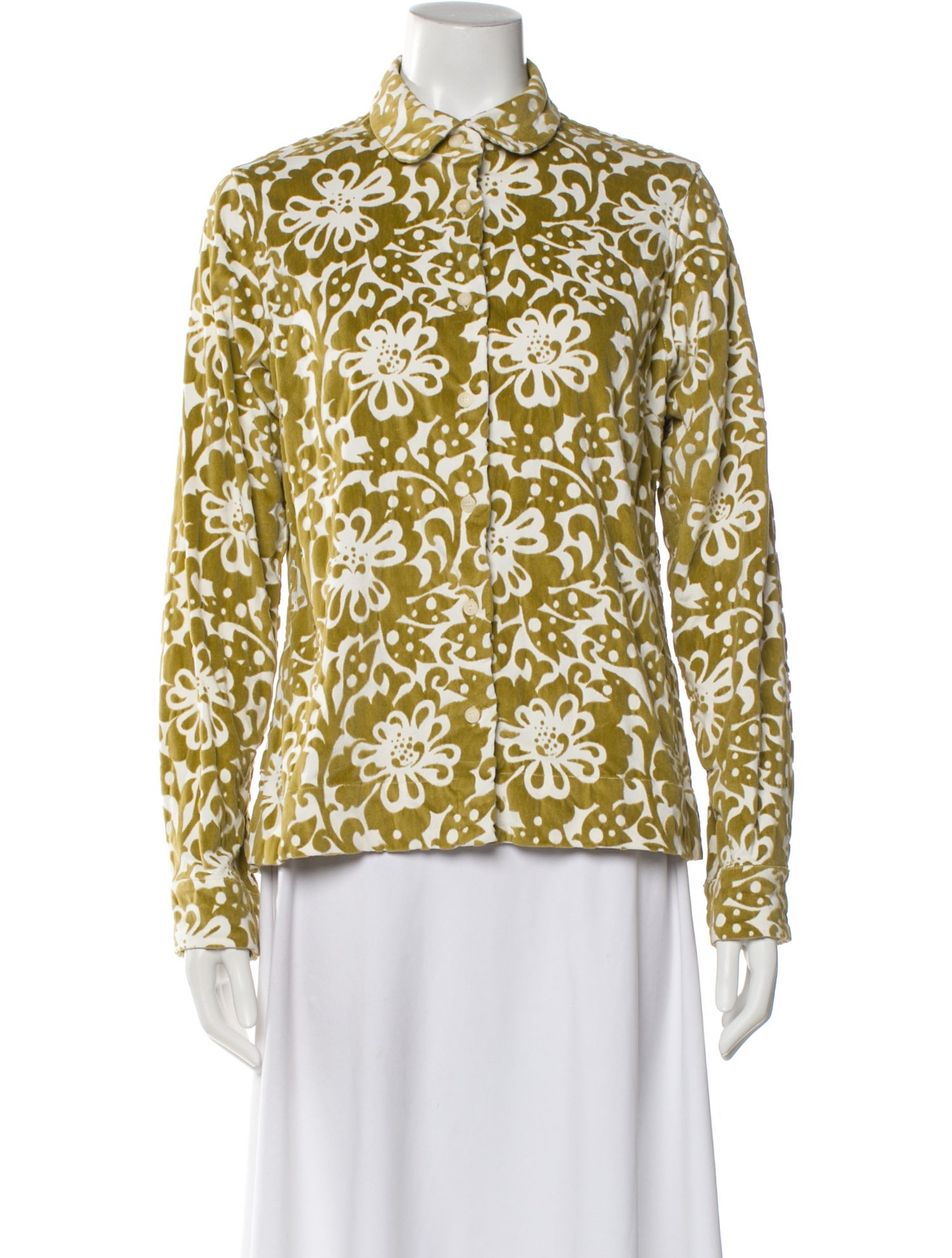 Casey Casey Nylon Floral Print Evening Jacket