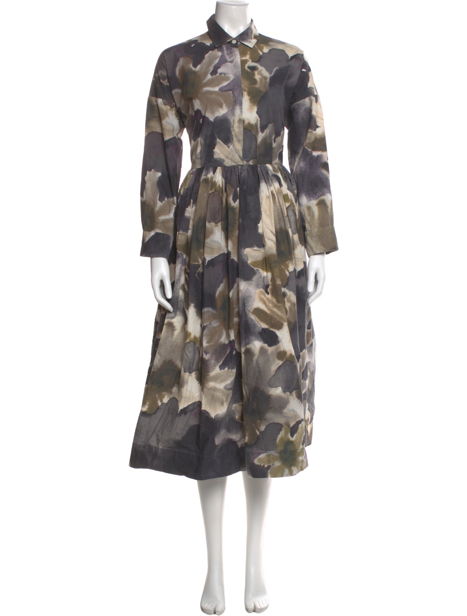 Casey Casey Printed Midi Length Dress