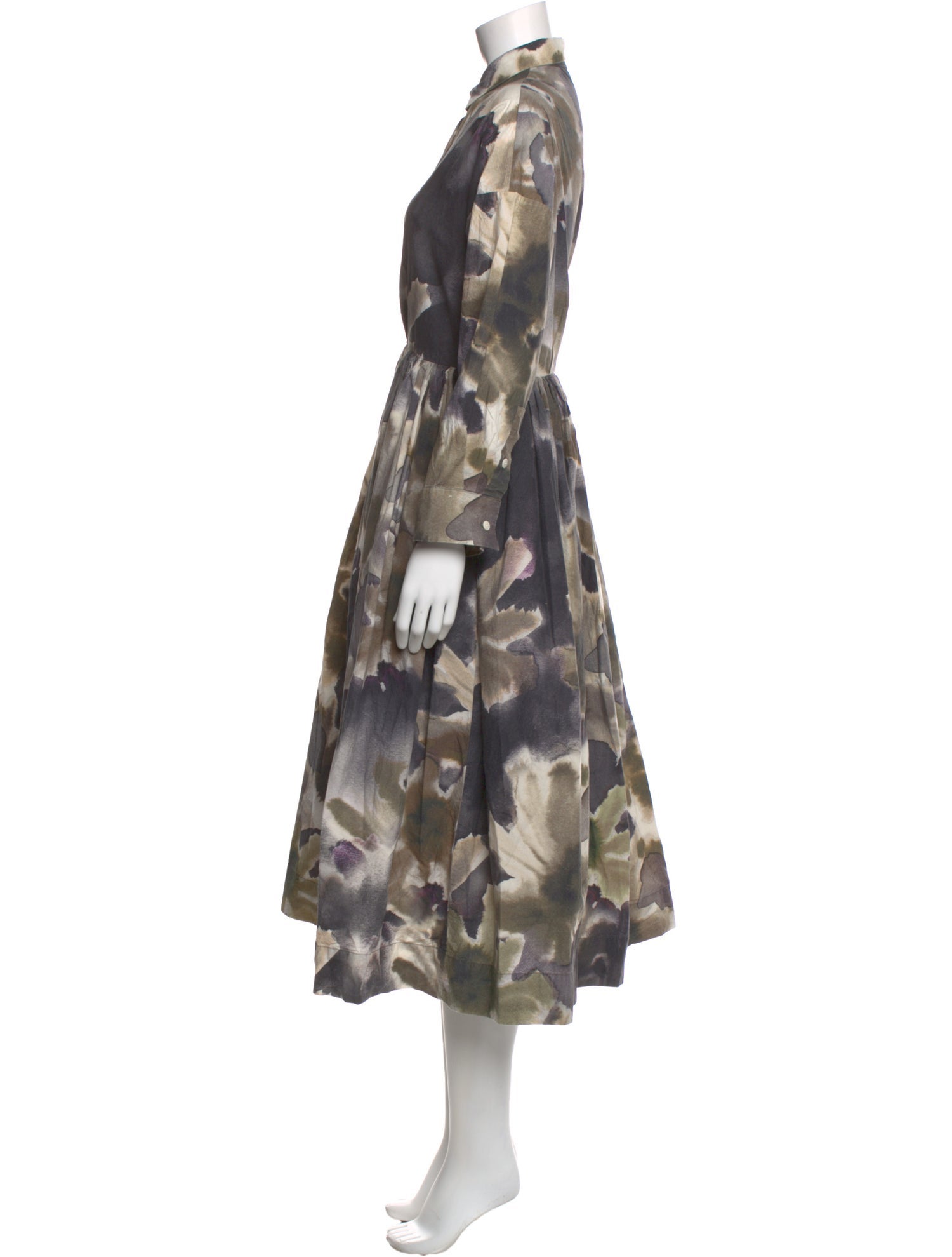 Casey Casey Printed Midi Length Dress