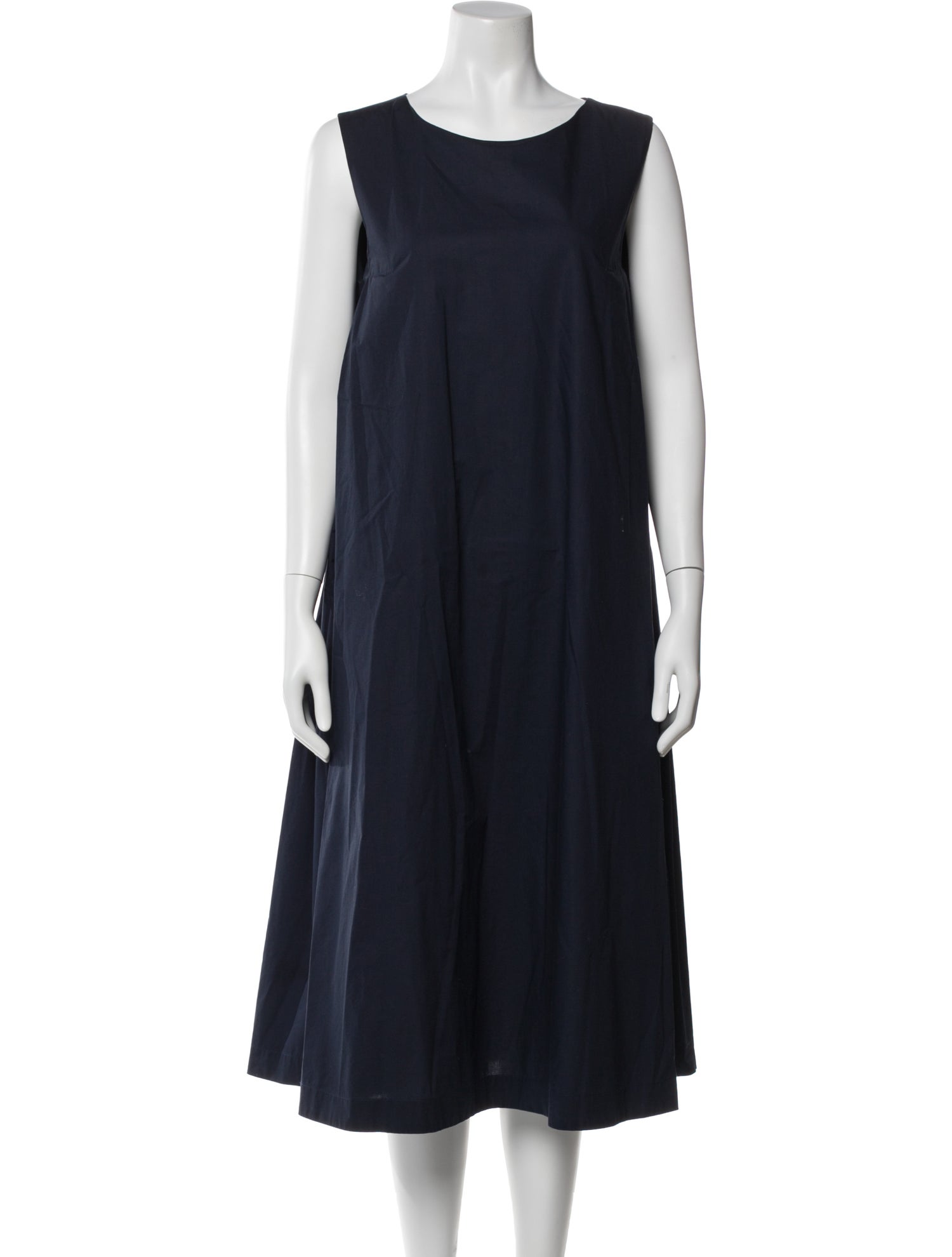 Casey Casey Scoop Neck Midi Length Dress