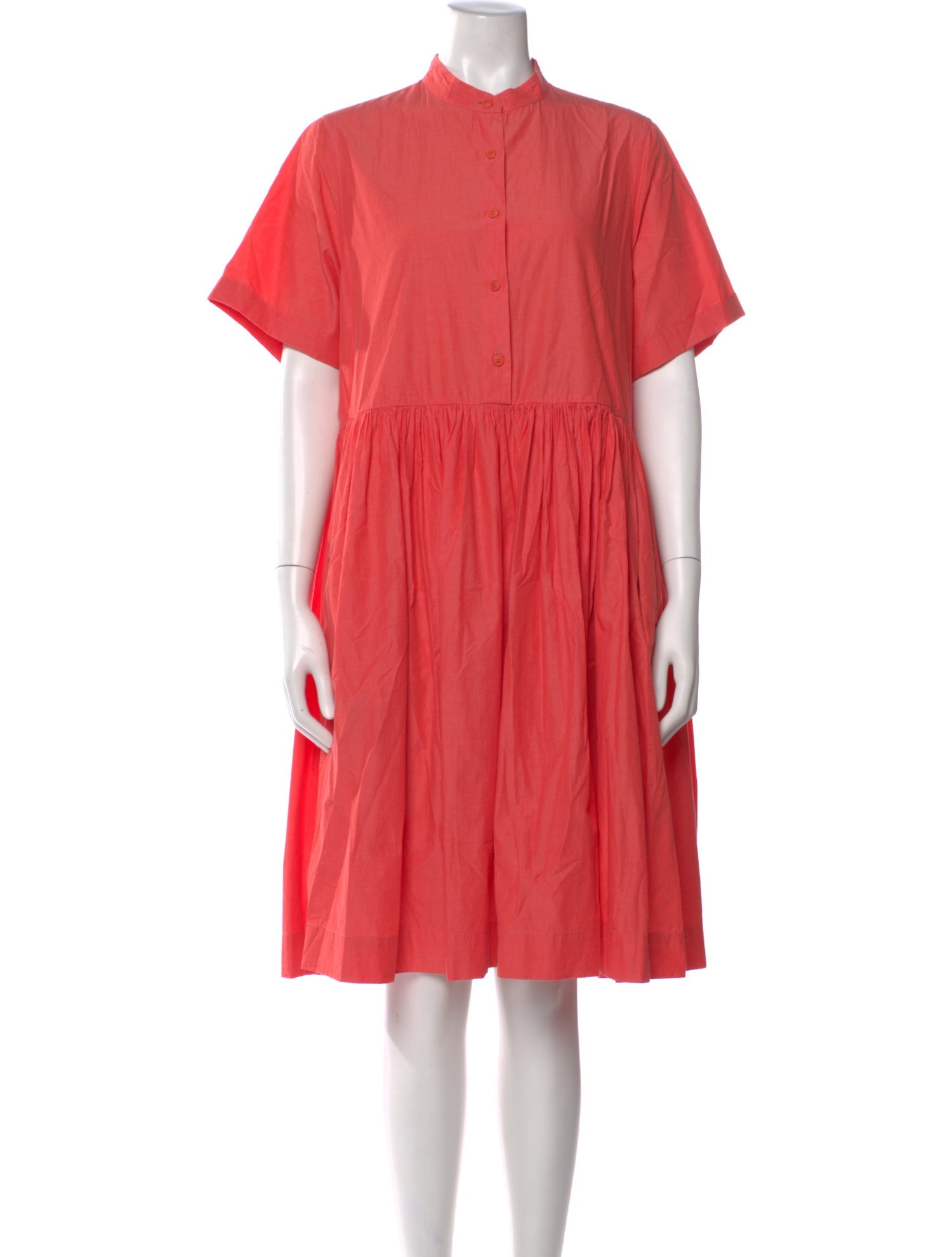 Casey Casey Mock Neck Knee-Length Dress