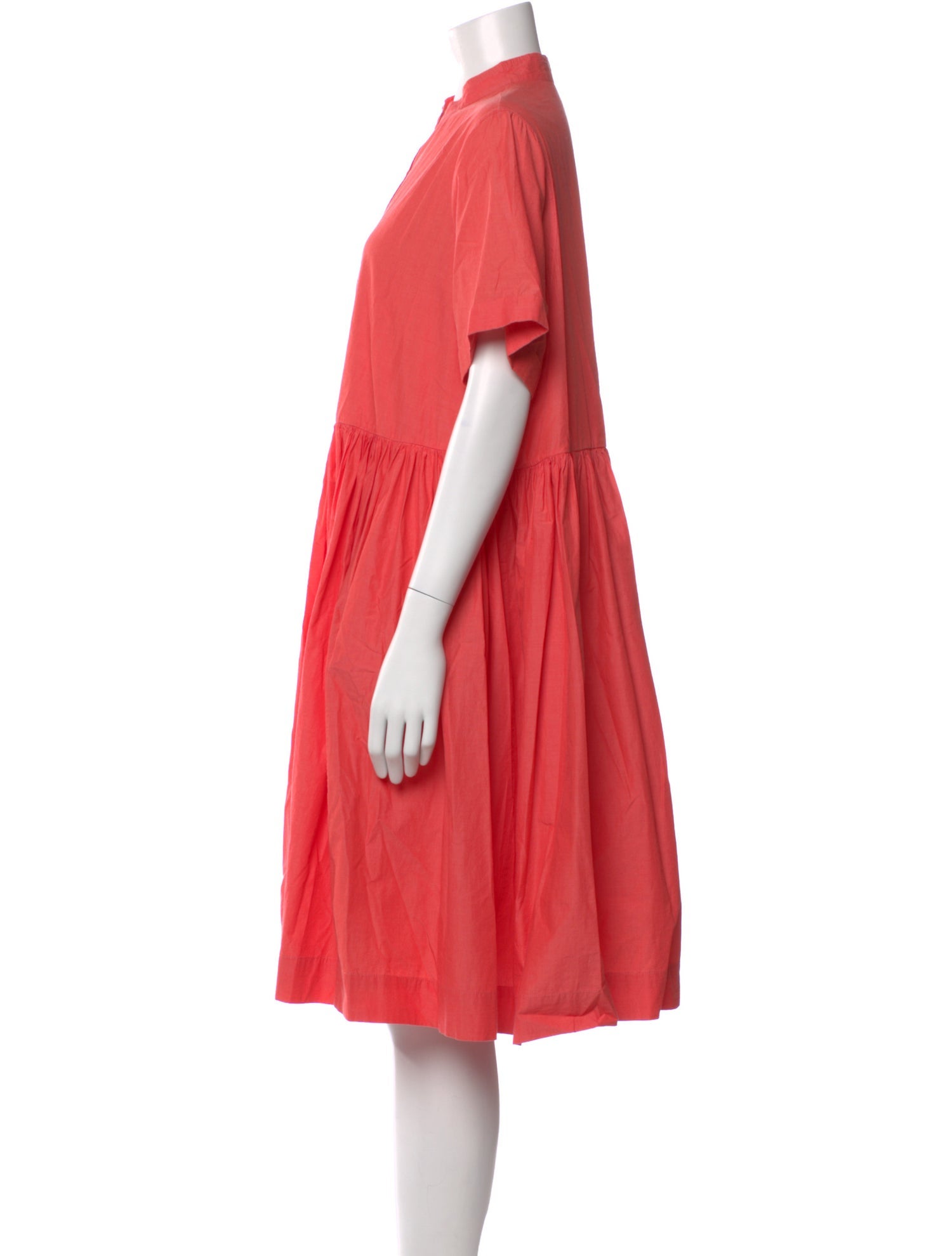 Casey Casey Mock Neck Knee-Length Dress