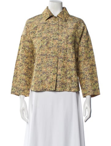 Pre-owned Casey Casey Juliette Printed Jacket W/ Tags In Multi