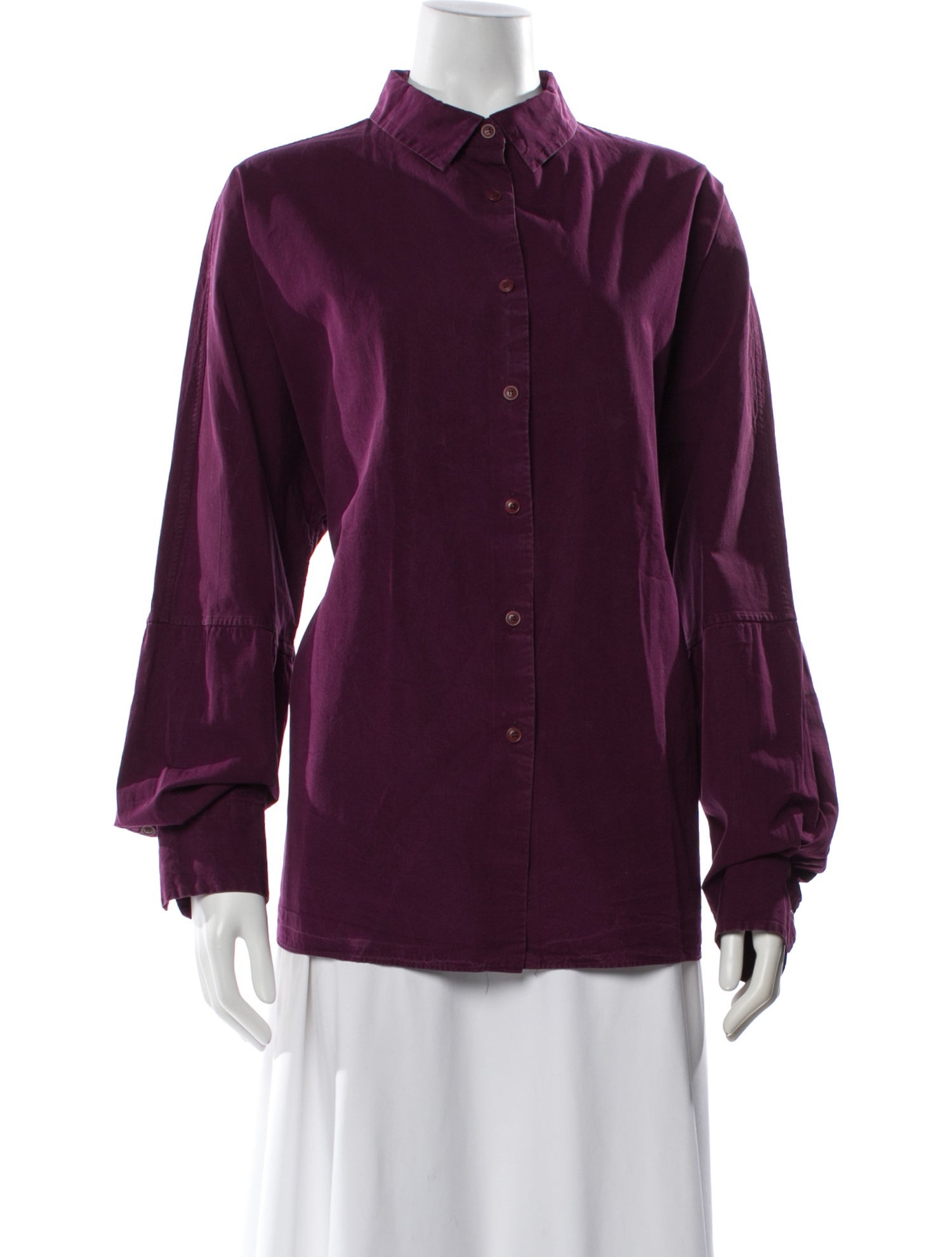 Casey Casey Long Sleeve Button-Up Top