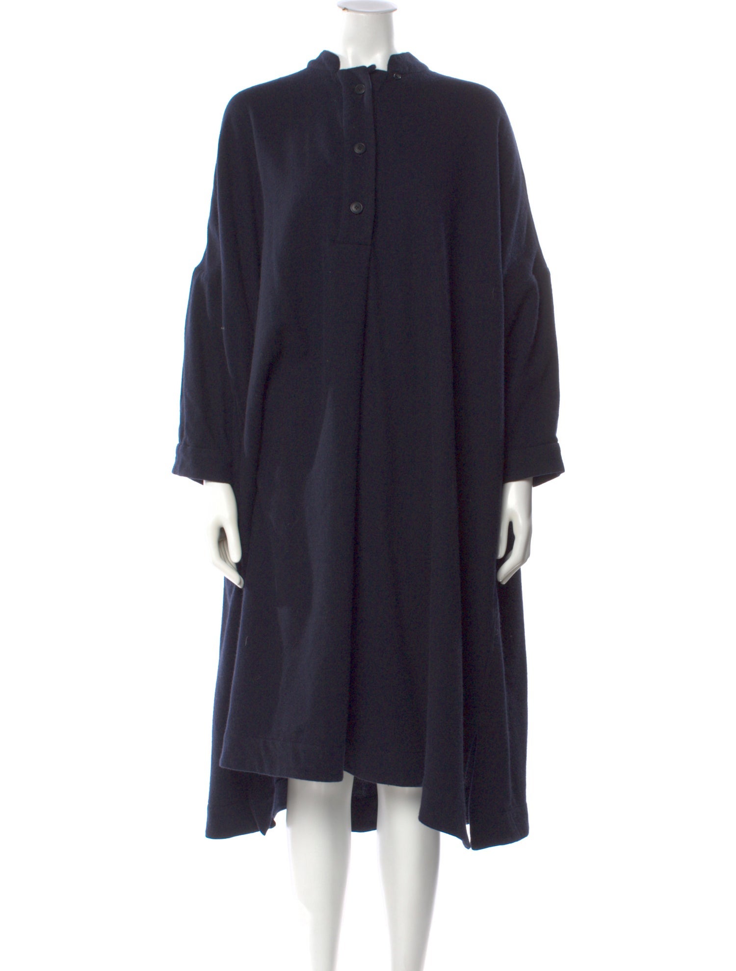 Casey Casey Mock Neck Knee-Length Dress