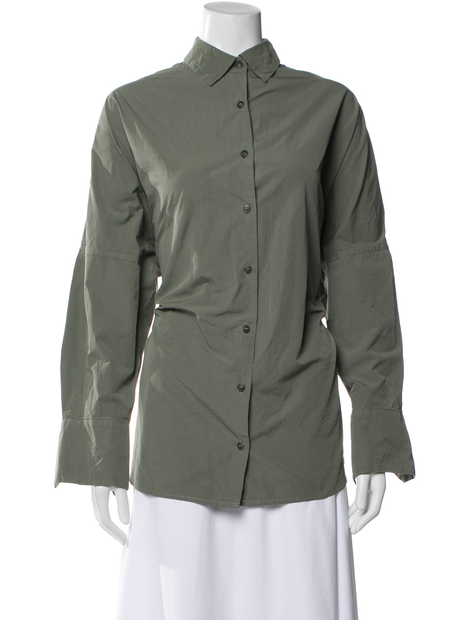 Casey Casey Long Sleeve Button-Up Top