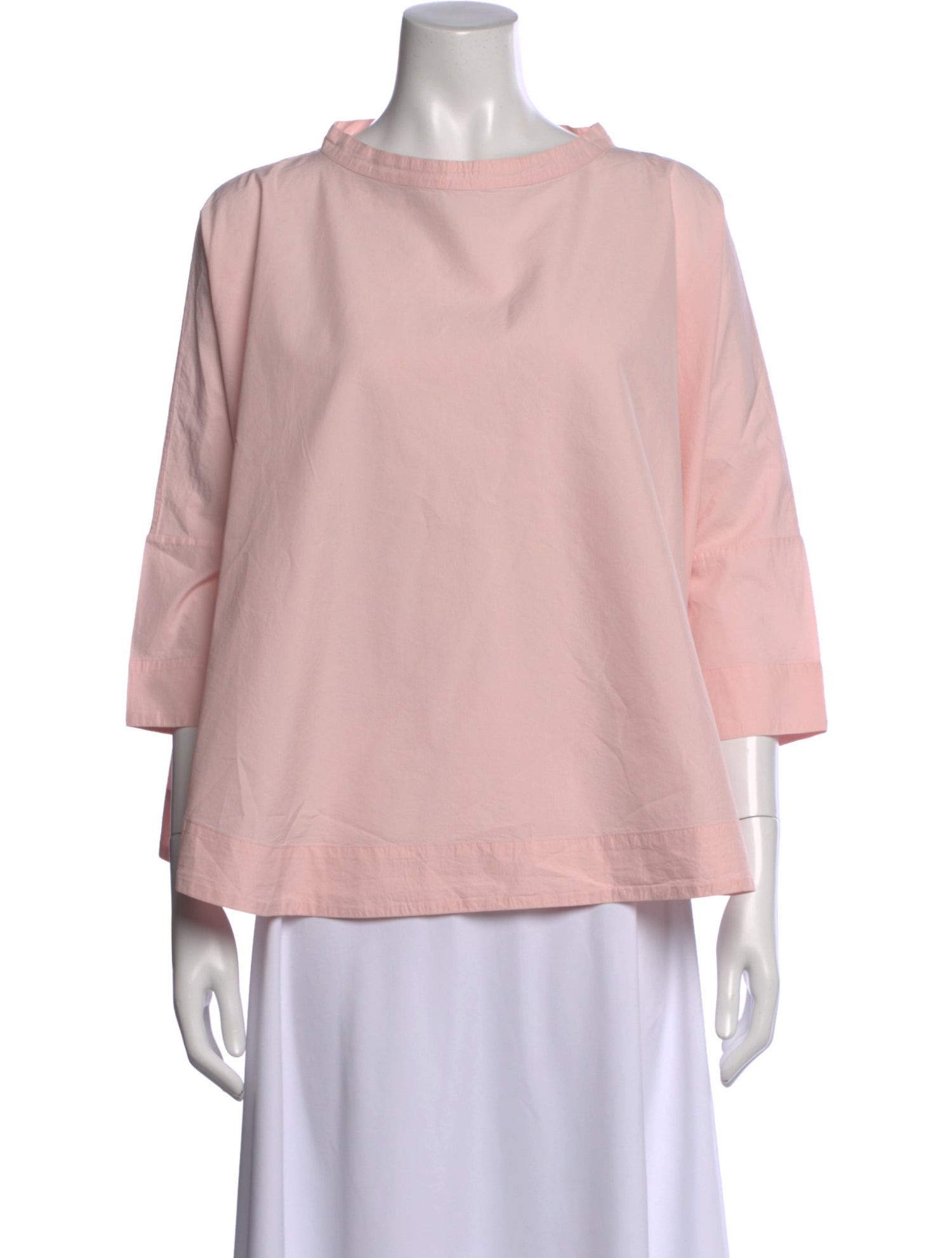 Casey Casey Crew Neck Three-Quarter Sleeve Top