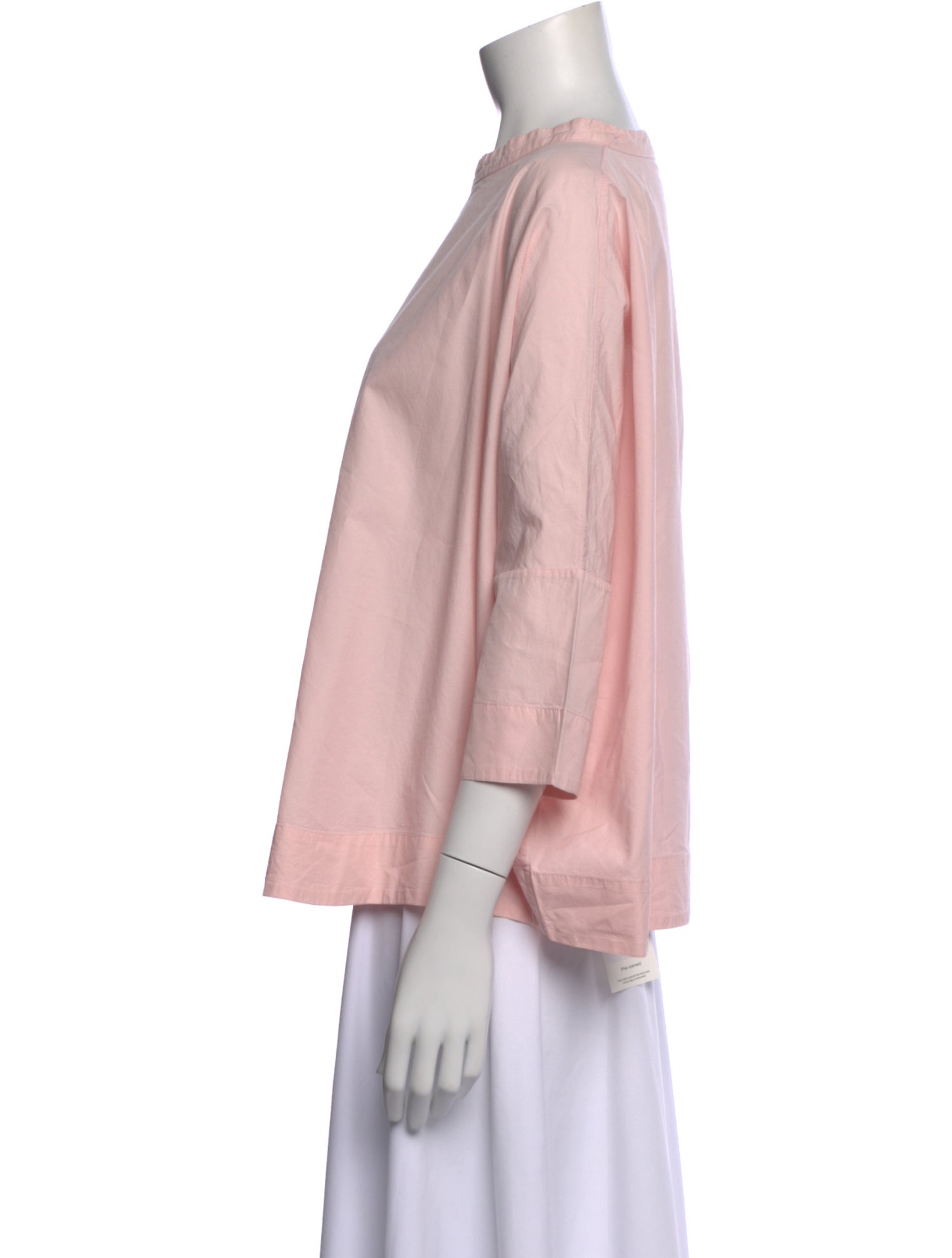 Casey Casey Crew Neck Three-Quarter Sleeve Top