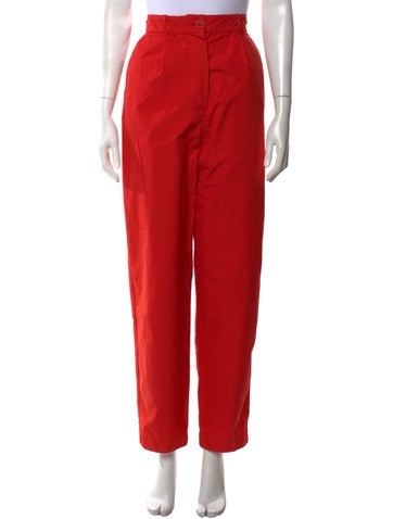 Pre-owned Casey Casey Straight Leg Pants W/ Tags In Red