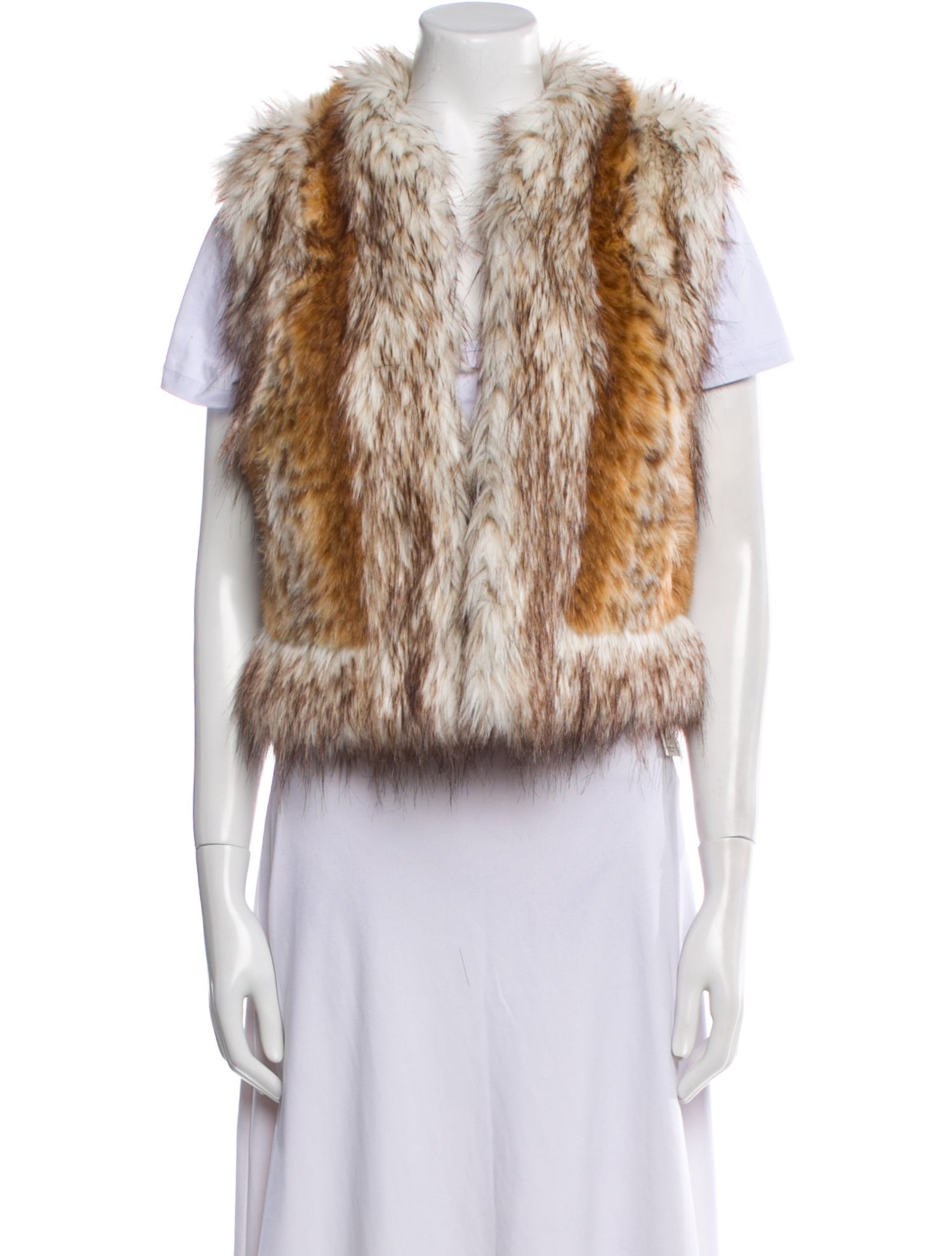 Cache Fur Animal Print Vest
