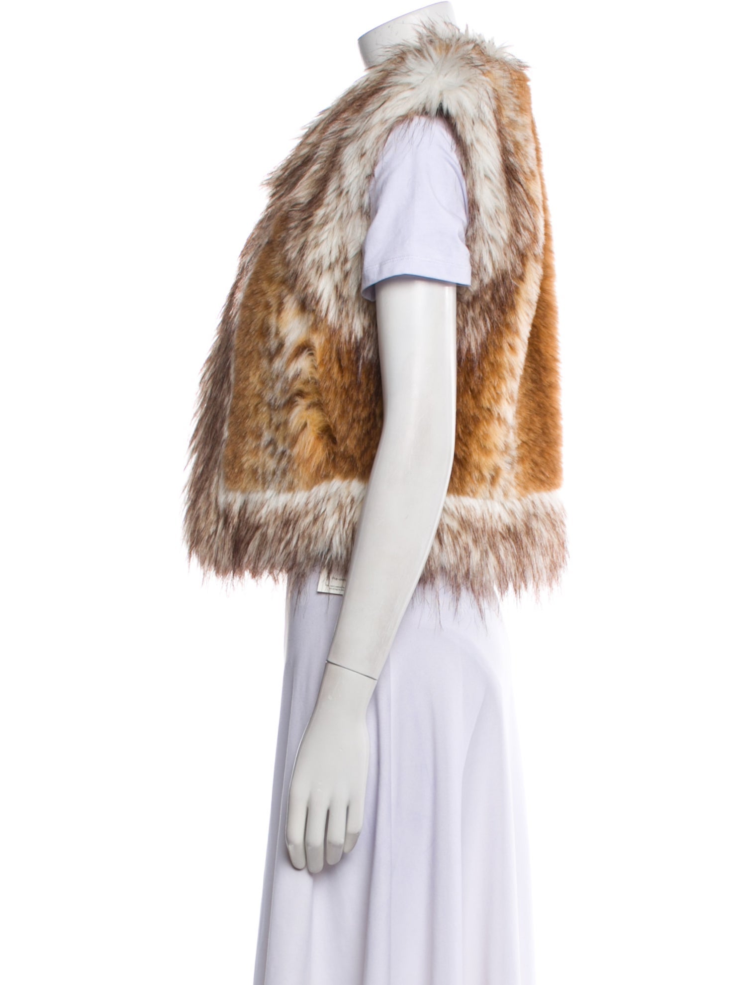 Cache Fur Animal Print Vest