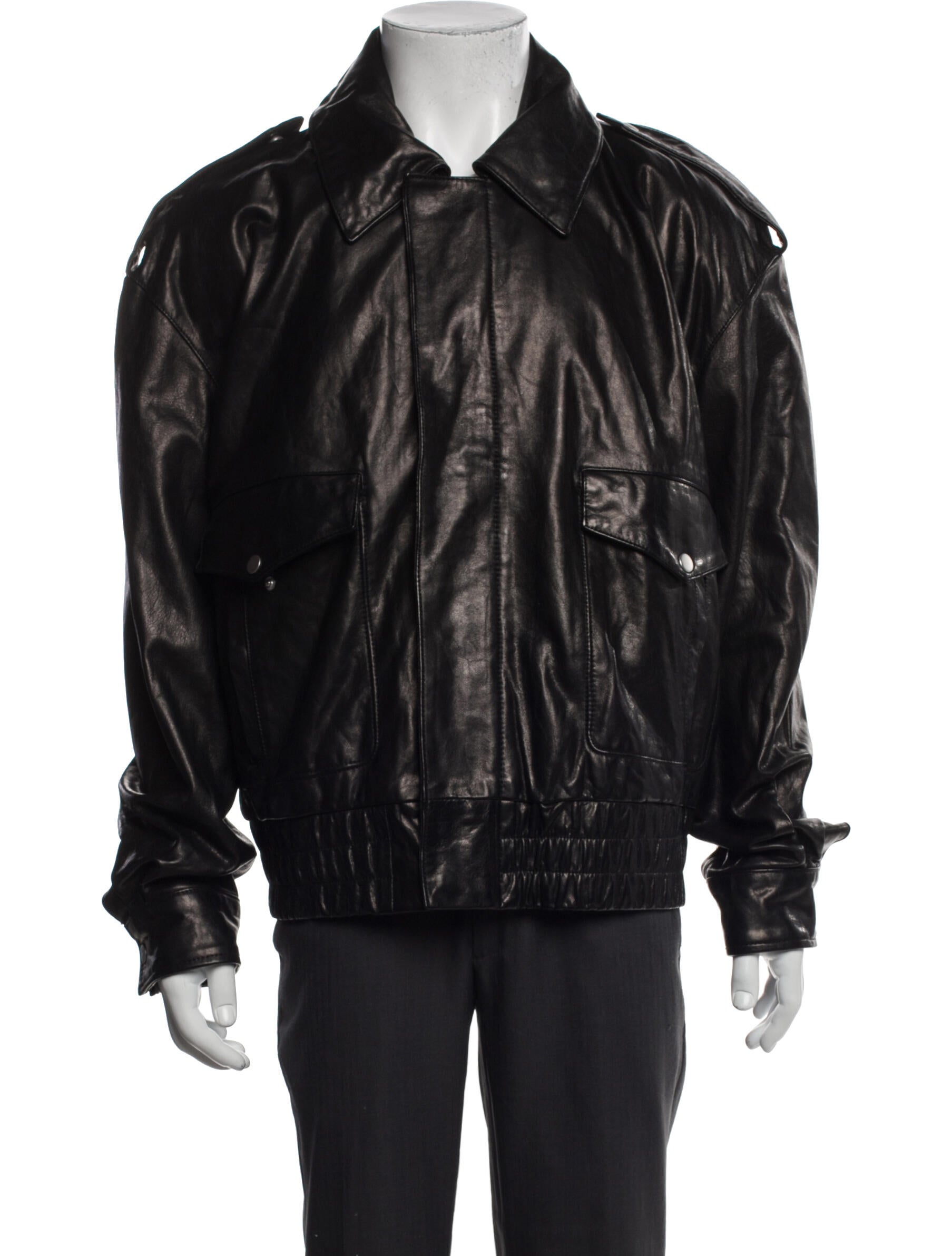 California Arts Calfskin Bomber Jacket
