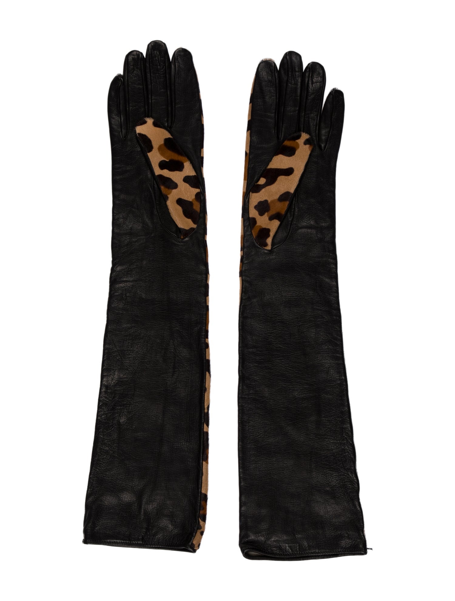 Causse Gantier pony hair long gloves