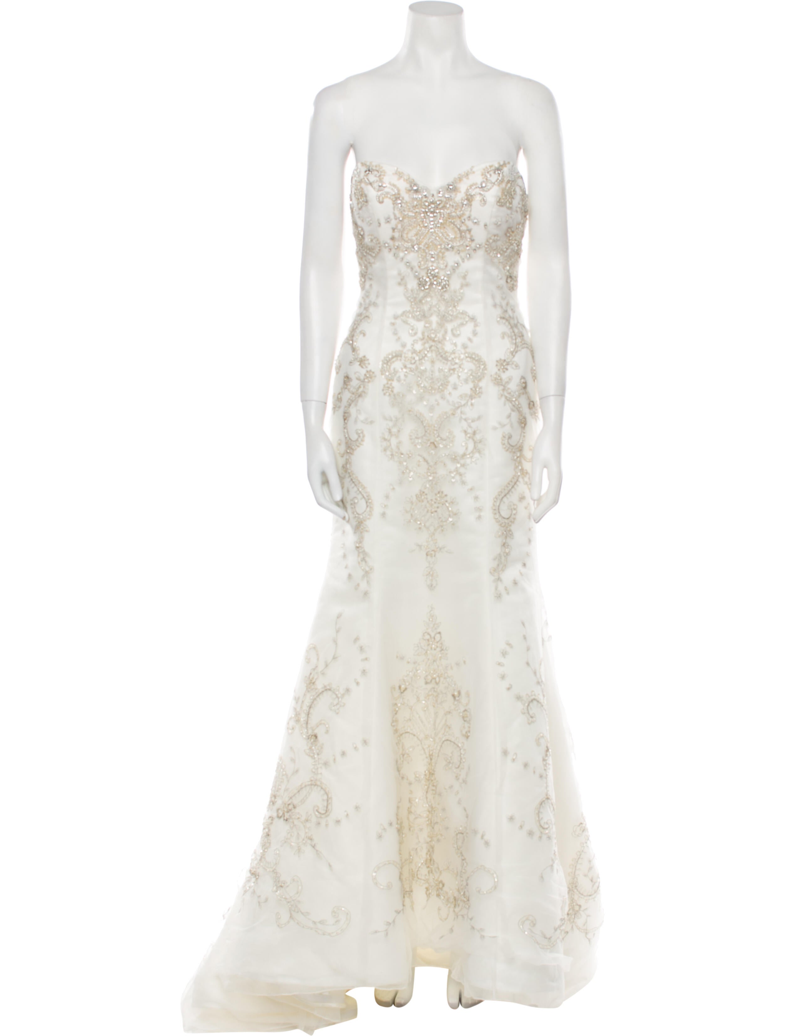 Casablanca Bridal Strapless Long Dress