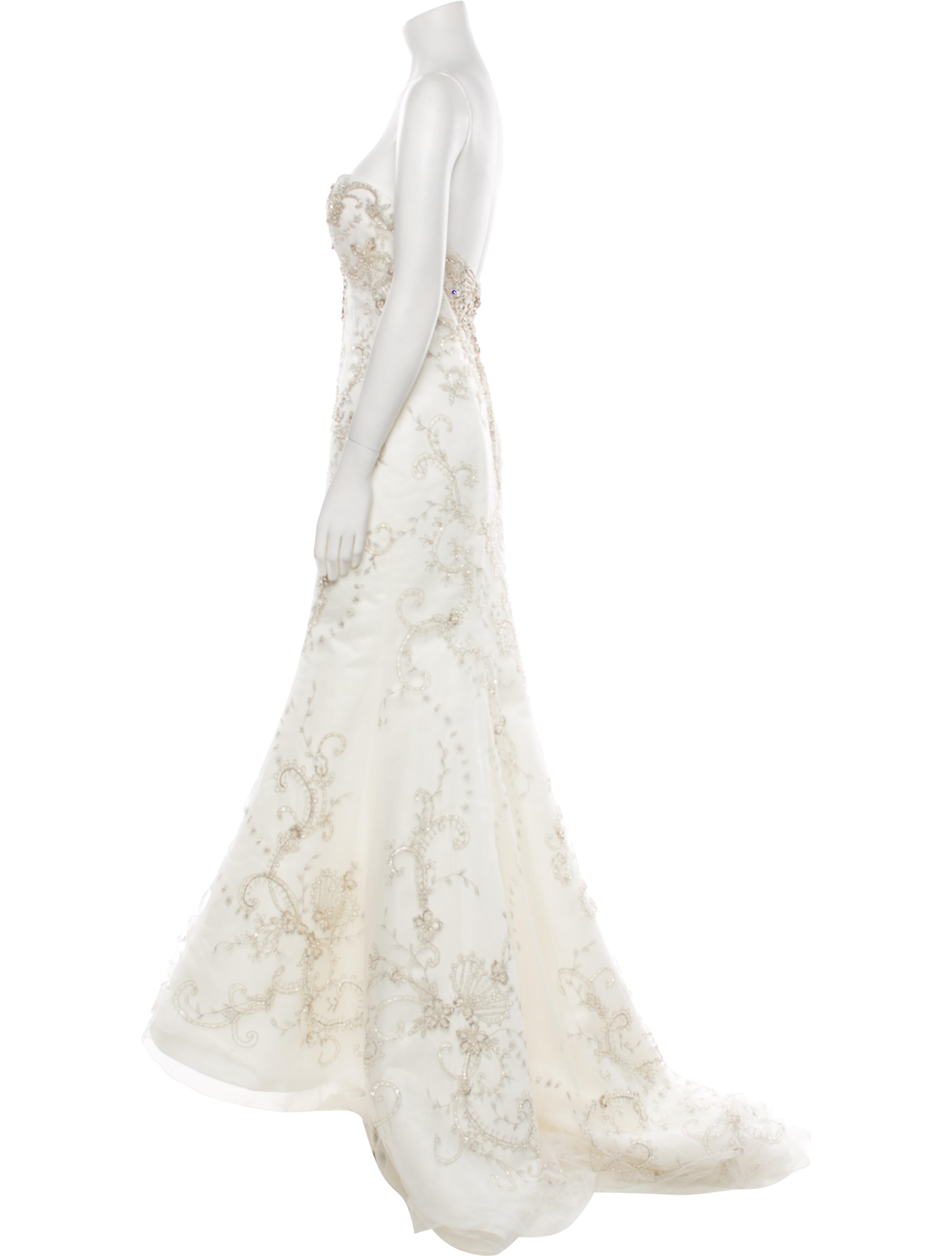 Casablanca Bridal Strapless Long Dress
