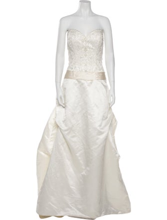 Casablanca Bridal Strapless Long Dress