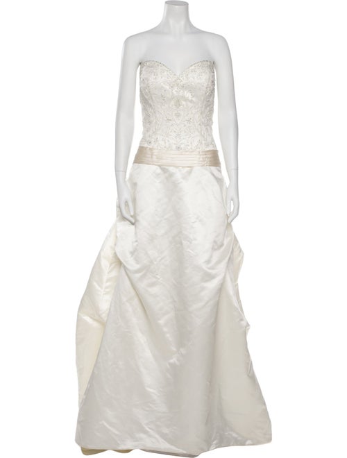 Casablanca Bridal Strapless Long Dress