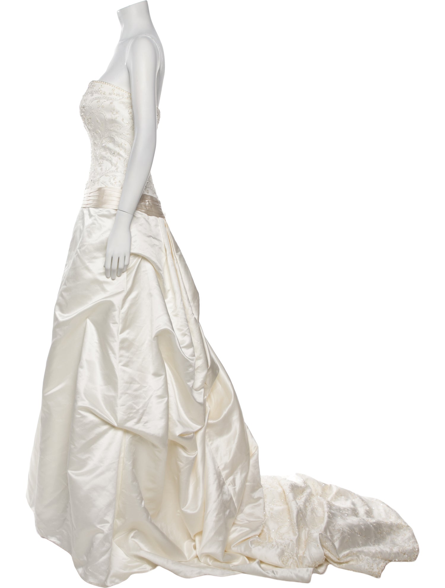 Casablanca Bridal Strapless Long Dress