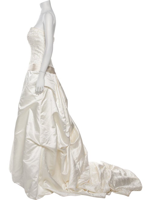 Casablanca Bridal Strapless Long Dress